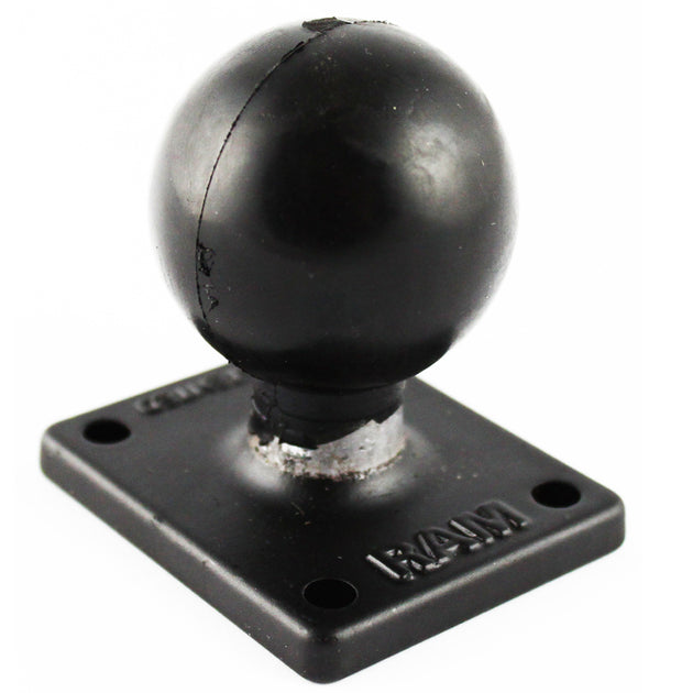 RAM Mount 2" x 1.7" Base w/AMPs Hole Pattern & 1.5" Ball [RAM-347U] - Premium C Size from RAM Mounting Systems - Just $13.99! Shop now at Brushy Creek Marine