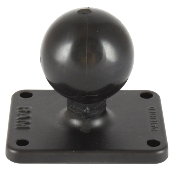 RAM Mount 2" x 2.5" Rectangle Base w/1.5" Ball [RAM-202U-225] - Premium C Size from RAM Mounting Systems - Just $18.49! Shop now at Brushy Creek Marine
