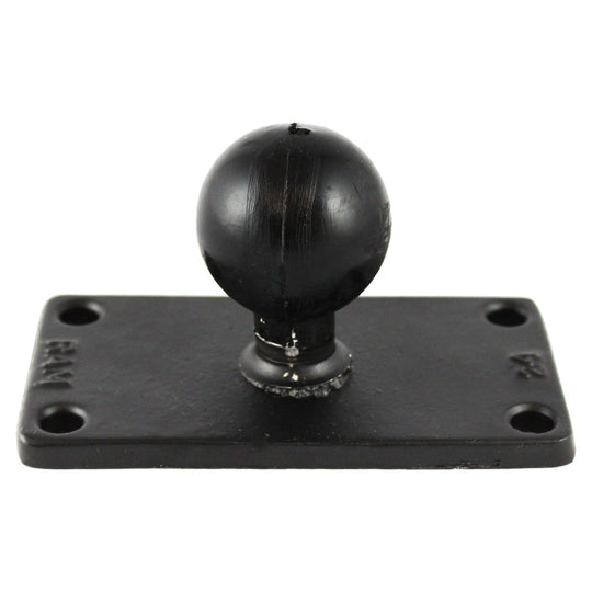 RAM Mount 2" x 4" Rectangle Base w/1.5" Ball [RAM-202U-24] - Premium C Size from RAM Mounting Systems - Just $24.49! Shop now at Brushy Creek Marine