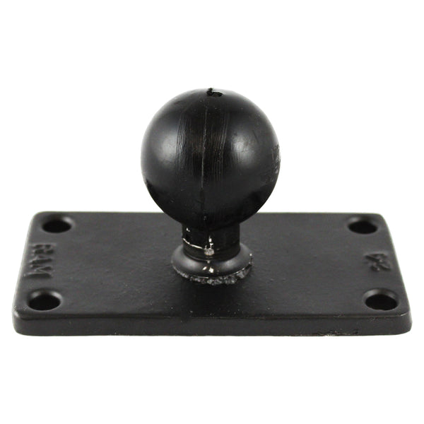 RAM Mount 2" x 4" Rectangle Base w/1.5" Ball [RAM-202U-24] - Premium C Size from RAM Mounting Systems - Just $25.49! Shop now at Brushy Creek Marine