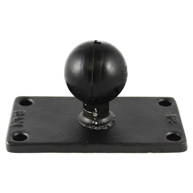 RAM Mount 2" x 4" Rectangle Base w/1.5" Ball [RAM-202U-24] - Premium C Size from RAM Mounting Systems - Just $24.49! Shop now at Brushy Creek Marine