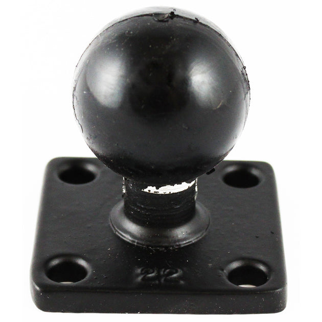 RAM Mount 2" x 2" Square Base w/1.5" Ball [RAM-202U-22] - Premium C Size from RAM Mounting Systems - Just $22.99! Shop now at Brushy Creek Marine