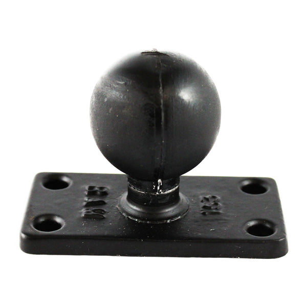 RAM Mount 1.5" x 3" Rectangle Base w/1.5" Ball [RAM-202U-153] - Premium C Size from RAM Mounting Systems - Just $16.99! Shop now at Brushy Creek Marine