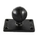 RAM Mount 2" x 3" Rectangle Base w/1.5" Ball [RAM-202U-23] - Premium C Size from RAM Mounting Systems - Just $24.99! Shop now at Brushy Creek Marine