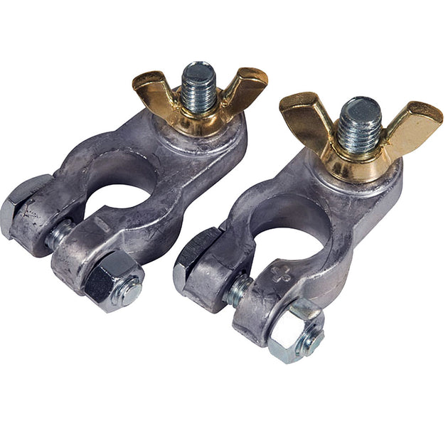 Ancor Lead Battery Terminal - 5/16" & 3/8" Stud - Positive & Negative Combo [260325] - Premium Terminals from Ancor - Just $12.99! Shop now at Brushy Creek Marine