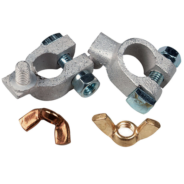 Ancor Tinned Battery Terminal - 5/16" & 3/8" Stud - Positive & Negative Combo [260322] - Premium Terminals from Ancor - Just $51.99! Shop now at Brushy Creek Marine