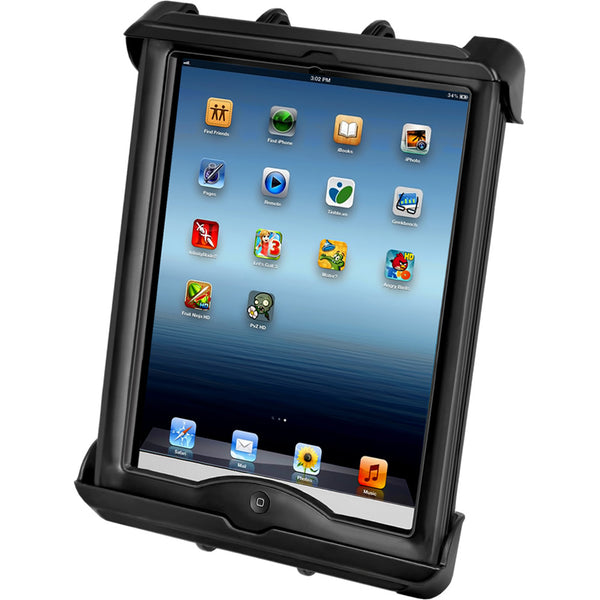 RAM Mount Tab-Tite Universal Clamping Cradle f/Apple iPad w/LifeProof & Lifedge Cases [RAM-HOL-TAB17U] - Premium Tablet Mounts from RAM Mounting Systems - Just $34.99! Shop now at Brushy Creek Marine
