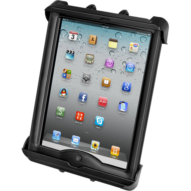 RAM Mount Tab-Lock Universal Locking Cradle f/Apple iPad w/LifeProof & Lifedge Cases [RAM-HOL-TABL17U] - Premium Tablet Mounts from RAM Mounting Systems - Just $84.99! Shop now at Brushy Creek Marine