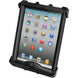 RAM Mount Tab-Lock Universal Locking Cradle f/Apple iPad w/LifeProof & Lifedge Cases [RAM-HOL-TABL17U] - Premium Tablet Mounts from RAM Mounting Systems - Just $85.99! Shop now at Brushy Creek Marine
