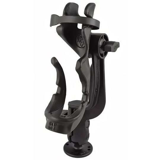 RAM Mount RAM-ROD 2000 Fishing Rod Holder w/RAM-ROD Revolution Ratchet/Socket System & Round Flat Surface Base [RAM-114-RBU] - Premium Rod Holders from RAM Mounting Systems - Just $41.99! Shop now at Brushy Creek Marine