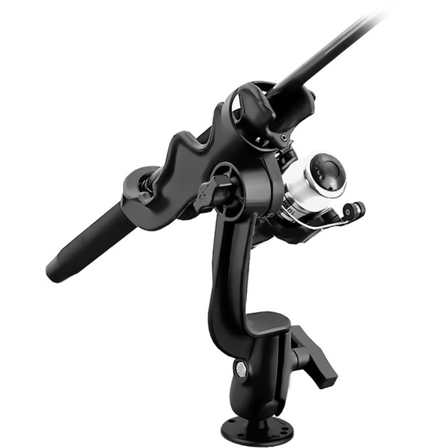 RAM Mount RAM-ROD 2000 Fishing Rod Holder w/RAM-ROD Revolution Ratchet/Socket System & Round Flat Surface Base [RAM-114-RBU] - Premium Rod Holders from RAM Mounting Systems - Just $41.99! Shop now at Brushy Creek Marine