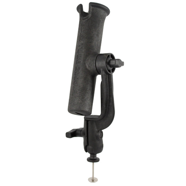 RAM Mount RAM-TUBE 2000 Holder w/RAM-ROD Revolution Ratchet/Socket System & 5 Spot Mounting Base Adapter [RAM-301-RB5] - Premium Rod Holders from RAM Mounting Systems - Just $46.49! Shop now at Brushy Creek Marine