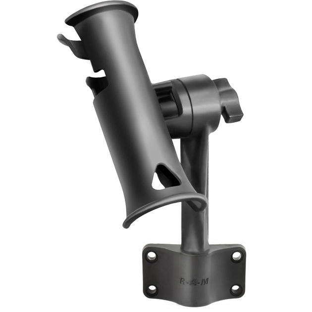 RAM Mount RAM Tube Jr. Fishing Rod Holder w/Standard 6" Length Post Spline & Bulkhead Mounting Base [RAP-390-BU] - Premium Rod Holders from RAM Mounting Systems - Just $24.99! Shop now at Brushy Creek Marine