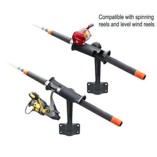 RAM Mount RAM Tube Jr. Fishing Rod Holder w/Standard 6" Length Post Spline & Bulkhead Mounting Base [RAP-390-BU] - Premium Rod Holders from RAM Mounting Systems - Just $24.99! Shop now at Brushy Creek Marine