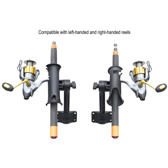 RAM Mount RAM Tube Jr. Fishing Rod Holder w/Standard 6" Length Post Spline & Bulkhead Mounting Base [RAP-390-BU] - Premium Rod Holders from RAM Mounting Systems - Just $24.99! Shop now at Brushy Creek Marine