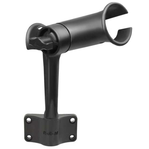 RAM Mount RAM Tube Jr. Fishing Rod Holder w/Standard 6" Length Post Spline & Bulkhead Mounting Base [RAP-390-BU] - Premium Rod Holders from RAM Mounting Systems - Just $24.99! Shop now at Brushy Creek Marine