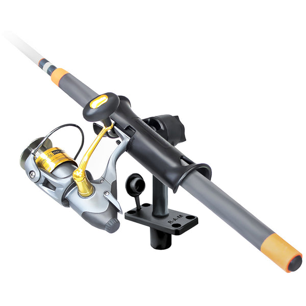 RAM Mount RAM Tube Jr. Fishing Rod Holder w/Standard 6" Length Post Spline & Flush Mounting Base [RAP-390-FU] - Premium Rod Holders from RAM Mounting Systems - Just $27.49! Shop now at Brushy Creek Marine