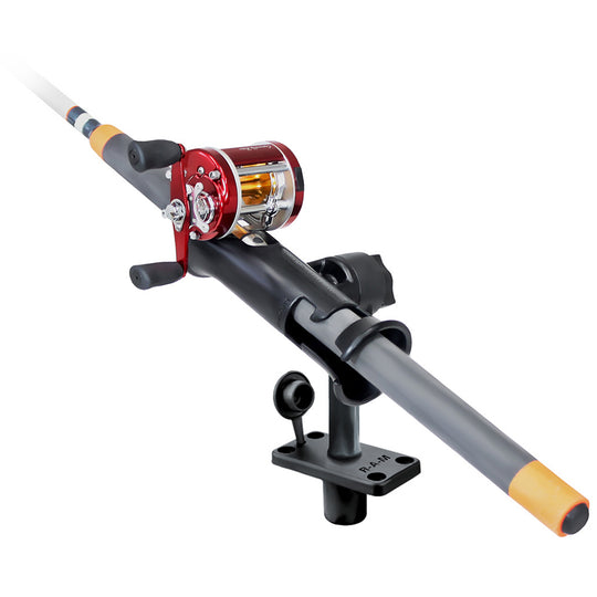 RAM Mount RAM Tube Jr. Fishing Rod Holder w/Standard 6" Length Post Spline & Flush Mounting Base [RAP-390-FU] - Premium Rod Holders from RAM Mounting Systems - Just $26.49! Shop now at Brushy Creek Marine