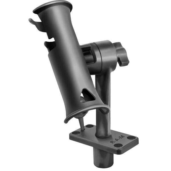 RAM Mount RAM Tube Jr. Fishing Rod Holder w/Standard 6" Length Post Spline & Flush Mounting Base [RAP-390-FU] - Premium Rod Holders from RAM Mounting Systems - Just $27.49! Shop now at Brushy Creek Marine