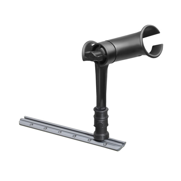 RAM Mount Ram Tube Jr. Rod Holder w/ 6" Post & Adapt-A-Post Track Mounting Base [RAP-390-AAPU] - Premium Rod Holders from RAM Mounting Systems - Just $31.49! Shop now at Brushy Creek Marine