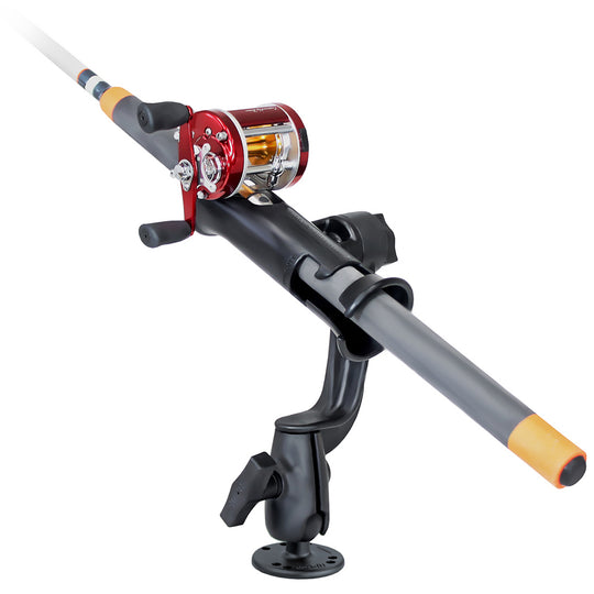 RAM Mount Ram Tube Jr. Rod Holder w/ RAM-ROD Revolution Ratchet/Socket System [RAP-390-RBU] - Premium Rod Holders from RAM Mounting Systems - Just $38.99! Shop now at Brushy Creek Marine
