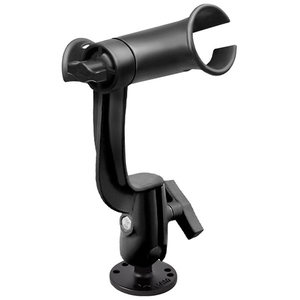 RAM Mount Ram Tube Jr. Rod Holder w/ RAM-ROD Revolution Ratchet/Socket System [RAP-390-RBU] - Premium Rod Holders from RAM Mounting Systems - Just $39.49! Shop now at Brushy Creek Marine
