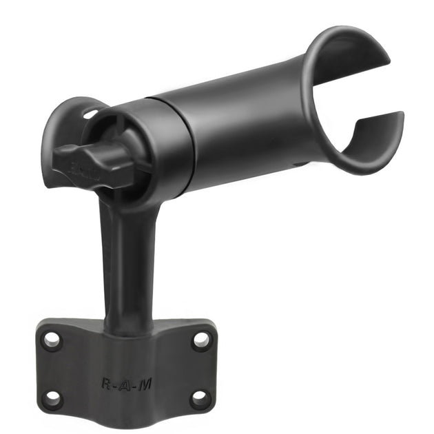 RAM Mount RAM Tube Jr. Fishing Rod Holder w/Short 4" Length Post Spline & Bulkhead Mounting Base [RAP-390-SBU] - Premium Rod Holders from RAM Mounting Systems - Just $22.99! Shop now at Brushy Creek Marine