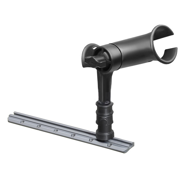 RAM Mount RAM Tube Jr. Rod Holder w/ 4" Post & Adapt-A-Post Track Mounting Base [RAP-390-SAAPU] - Premium Rod Holders from RAM Mounting Systems - Just $28.99! Shop now at Brushy Creek Marine