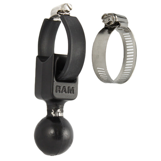 RAM Mount 1.5" Ball Base w/Strap 0.5" - 2" Diameter [RAM-108BU] - Premium C Size from RAM Mounting Systems - Just $22.99! Shop now at Brushy Creek Marine