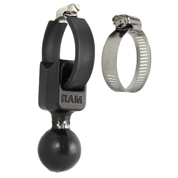 RAM Mount 1.5" Ball Base w/Strap 0.5" - 2" Diameter [RAM-108BU] - Premium C Size from RAM Mounting Systems - Just $22.99! Shop now at Brushy Creek Marine