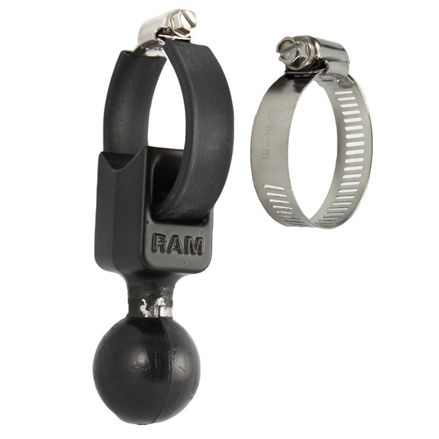 RAM Mount 1.5" Ball Base w/Strap 0.5" - 2" Diameter [RAM-108BU] - Premium C Size from RAM Mounting Systems - Just $22.49! Shop now at Brushy Creek Marine