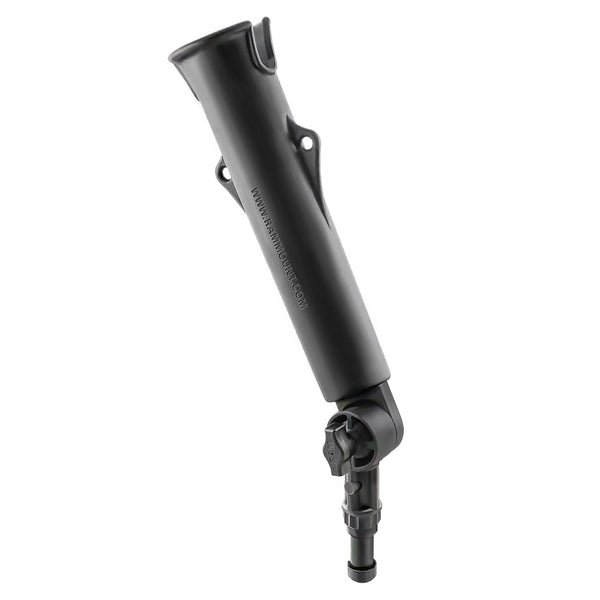 RAM Mount Tough-Tube Fishing Rod Holder w/3" Long Ratchet Spline Post Arm [RAP-394-SSTU] - Premium Rod Holders from RAM Mounting Systems - Just $24.49! Shop now at Brushy Creek Marine
