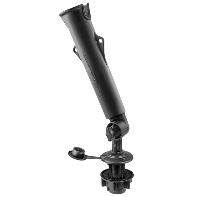 RAM Mount RAM Tough-Tube Fishing Rod Holder w/3" Length Spline Post  Round Flush Mounting Base [RAP-394-SSFMTU] - Premium Rod Holders from RAM Mounting Systems - Just $38.99! Shop now at Brushy Creek Marine