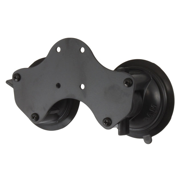 RAM Mount Double Suction Cup Base [RAM-B-189BU] - Premium Suction Cup Mounts from RAM Mounting Systems - Just $35.49! Shop now at Brushy Creek Marine