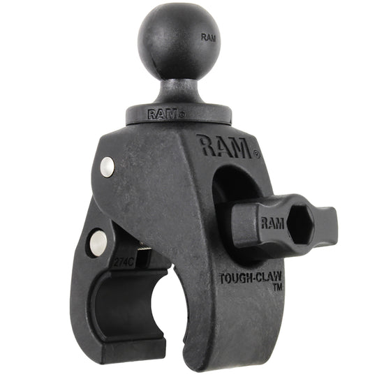 RAM Mount Small Tough-Claw w/1" Rubber Ball [RAP-B-400U] - Premium Rail/Handle Bar Mounts from RAM Mounting Systems - Just $36.49! Shop now at Brushy Creek Marine