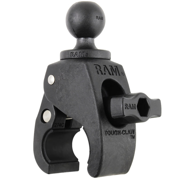 RAM Mount Small Tough-Claw w/1" Rubber Ball [RAP-B-400U] - Premium Rail/Handle Bar Mounts from RAM Mounting Systems - Just $36.49! Shop now at Brushy Creek Marine