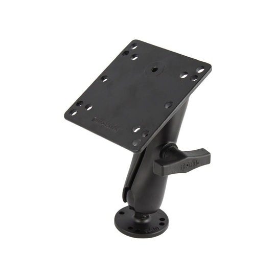 RAM Mount 4.75" Square Base VESA 75mm & 100mm Hole Patterns w/Surface Mount - 1.5" Rubber Ball Size [RAM-101U-246] - Premium Surface Mount from RAM Mounting Systems - Just $65.99! Shop now at Brushy Creek Marine
