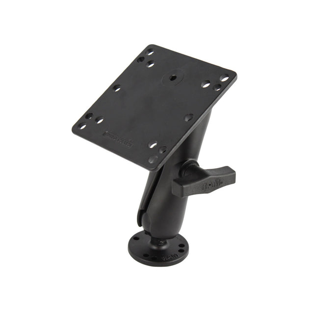 RAM Mount 4.75" Square Base VESA 75mm & 100mm Hole Patterns w/Surface Mount - 1.5" Rubber Ball Size [RAM-101U-246] - Premium Surface Mount from RAM Mounting Systems - Just $65.99! Shop now at Brushy Creek Marine