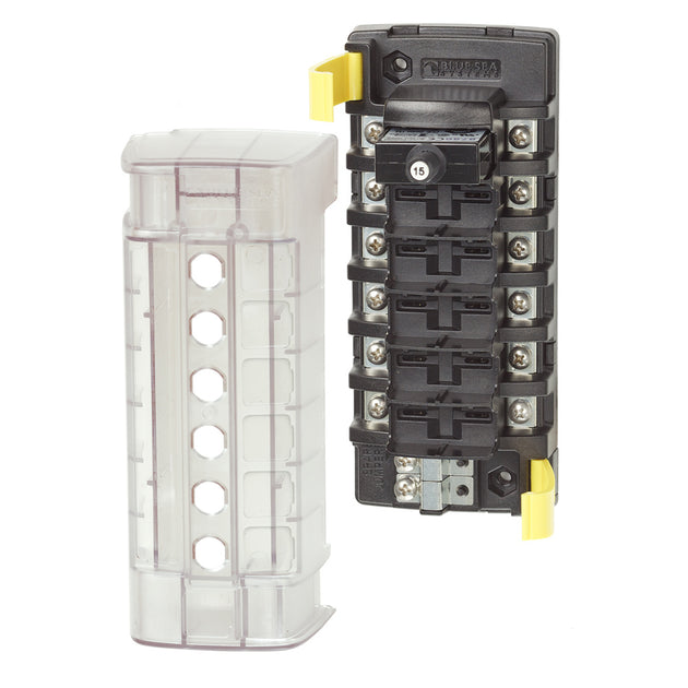 Blue Sea 5050 ST CLB Circuit Breaker Block - 6 Position [5050] - Premium Circuit Breakers from Blue Sea Systems - Just $82.99! Shop now at Brushy Creek Marine