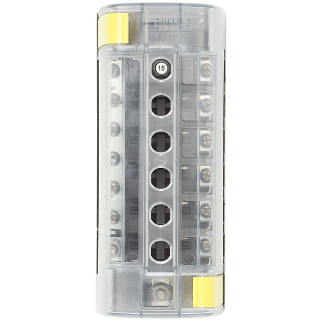 Blue Sea 5052 ST CLB Circuit Breaker Block - 6 Position w/Negative Bus [5052] - Premium Circuit Breakers from Blue Sea Systems - Just $105.99! Shop now at Brushy Creek Marine