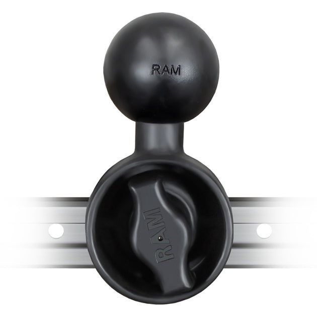 RAM Mount 1.5" Ball Side Track Base [RAP-354-AAPRU] - Premium Kayak Mounts from RAM Mounting Systems - Just $21.49! Shop now at Brushy Creek Marine
