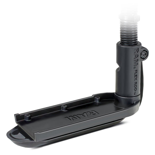 RAM Mount Transducer Arm Mount w/18" Rigid Aluminum Rod & Open Single Socket f/Lowrance StructureScan LSS1 & LSS2 [RAM-B-316-18-TRA3-NB] - Premium Kayak Mounts from RAM Mounting Systems - Just $62.49! Shop now at Brushy Creek Marine