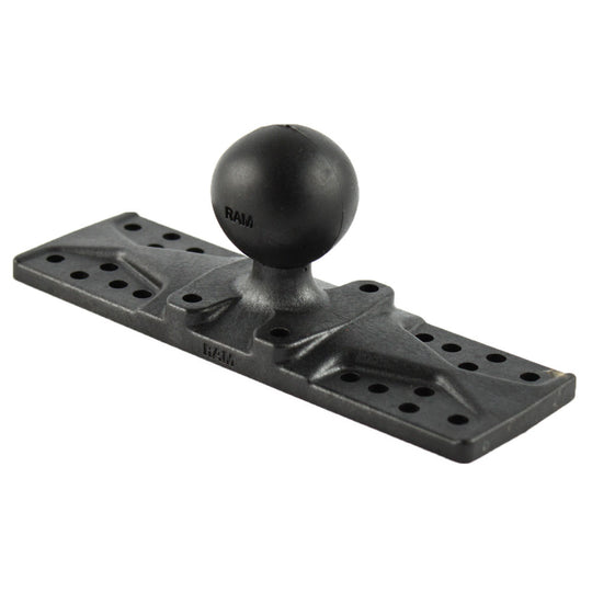 RAM Mount 6.25" x 2" Composite Base Plate w/1.5" Ball [RAP-111BU] - Premium C Size from RAM Mounting Systems - Just $18.49! Shop now at Brushy Creek Marine