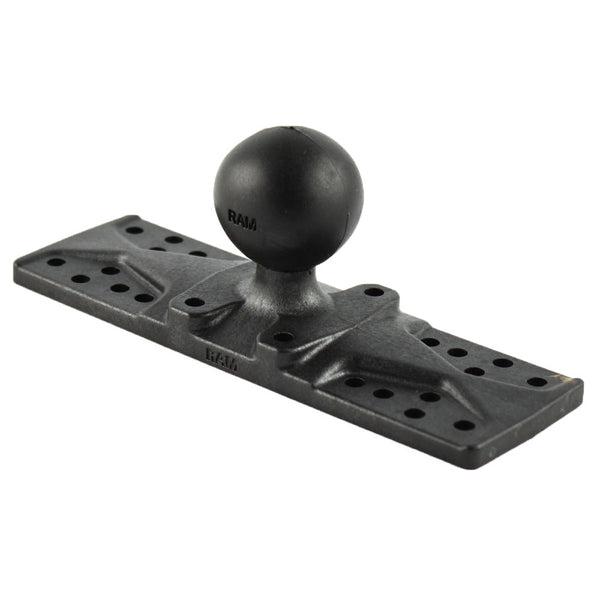 RAM Mount 6.25" x 2" Composite Base Plate w/1.5" Ball [RAP-111BU] - Premium C Size from RAM Mounting Systems - Just $18.99! Shop now at Brushy Creek Marine