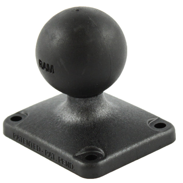 RAM Mount 2" x 2.5" Rectangle Composite Base w/1.5" Ball [RAP-202U-225] - Premium Composite from RAM Mounting Systems - Just $11.99! Shop now at Brushy Creek Marine