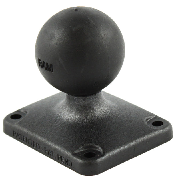 RAM Mount 2" x 2.5" Rectangle Composite Base w/1.5" Ball [RAP-202U-225] - Premium Composite from RAM Mounting Systems - Just $11.99! Shop now at Brushy Creek Marine