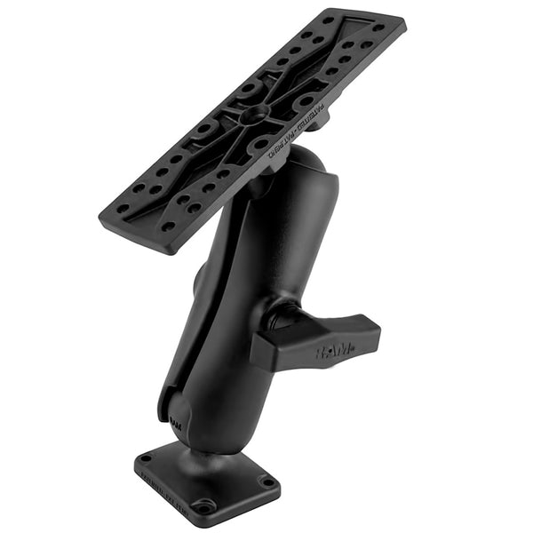 RAM Mount Composite Surface Mount w/6.25" x 2" Top Plate [RAP-111U] - Premium Surface Mount from RAM Mounting Systems - Just $45.99! Shop now at Brushy Creek Marine