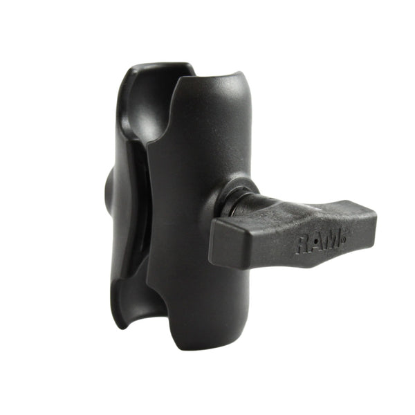 RAM Mount Composite Short Double Socket Arm f/1.5" Ball Base [RAP-201U-B] - Premium Composite from RAM Mounting Systems - Just $15.49! Shop now at Brushy Creek Marine