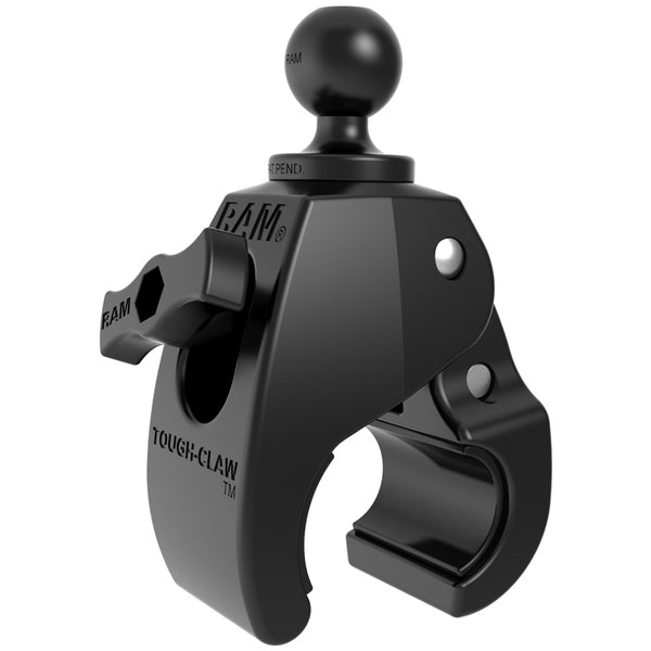 RAM Mount Medium Tough-Claw w/1" Diameter Rubber Ball [RAP-B-404U] - Premium Rail/Handle Bar Mounts from RAM Mounting Systems - Just $43.49! Shop now at Brushy Creek Marine