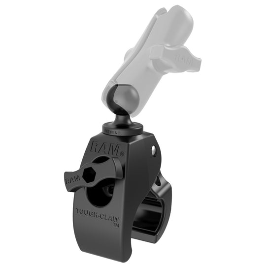 RAM Mount Medium Tough-Claw w/1" Diameter Rubber Ball [RAP-B-404U] - Premium Rail/Handle Bar Mounts from RAM Mounting Systems - Just $42.49! Shop now at Brushy Creek Marine